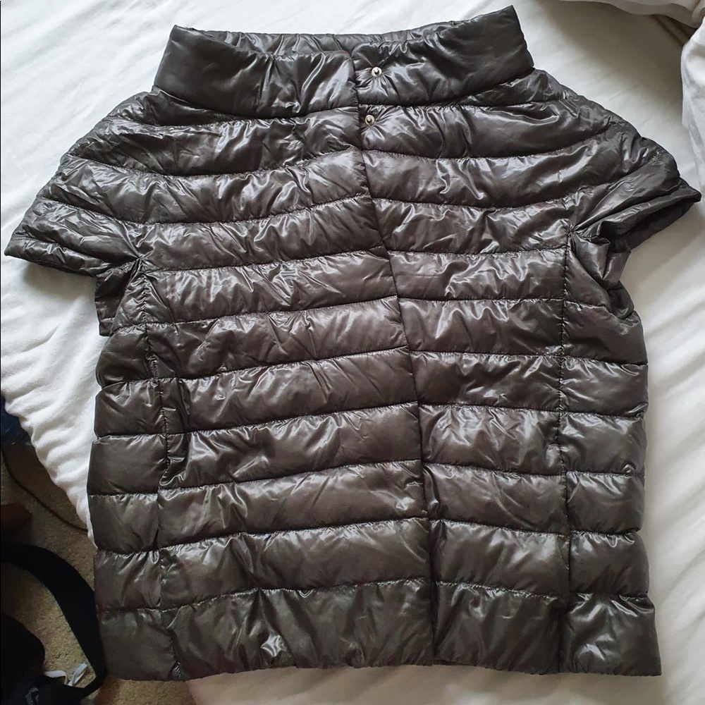 Herno padded short-sleeve jacket